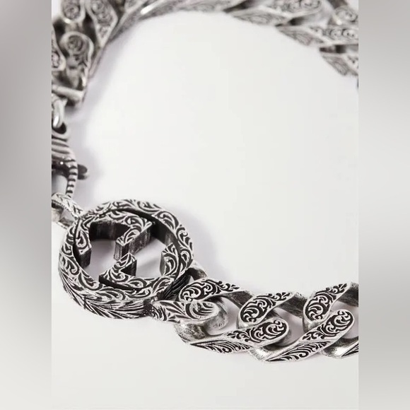 NWT Men’s Gucci Interlocking G Chain Bracelet 8.5” - Picture 17 of 17